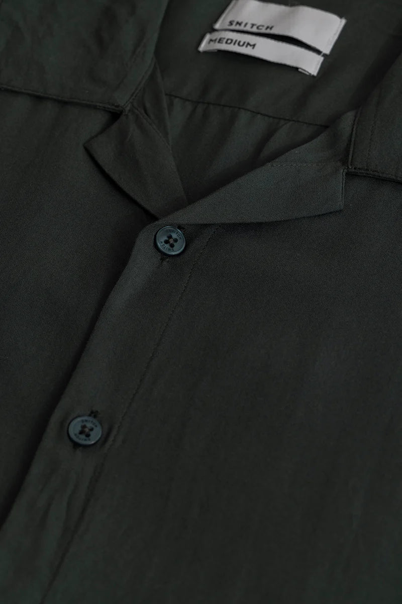 Bianca Charcoal Grey Plain Shirt