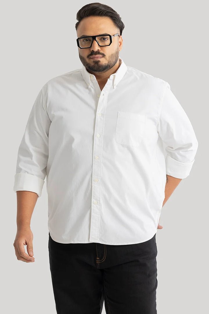 Lucia White Plain Shirts