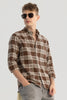 Brown Checks Oxford Shirt