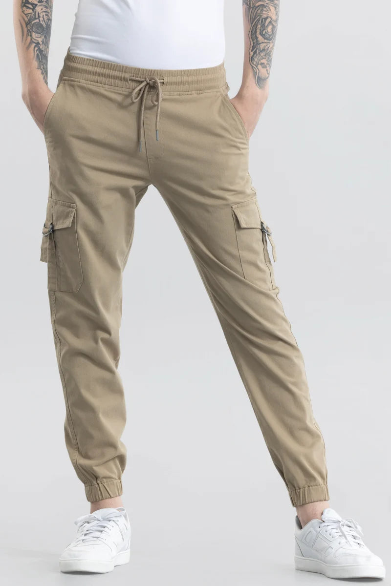 Noemi Khaki Cargo Pant