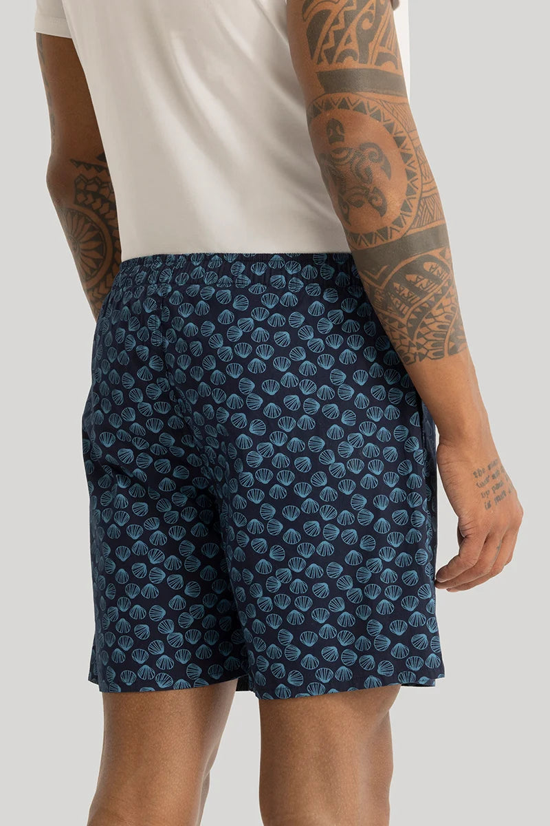 Nico Navy Printed Boxers