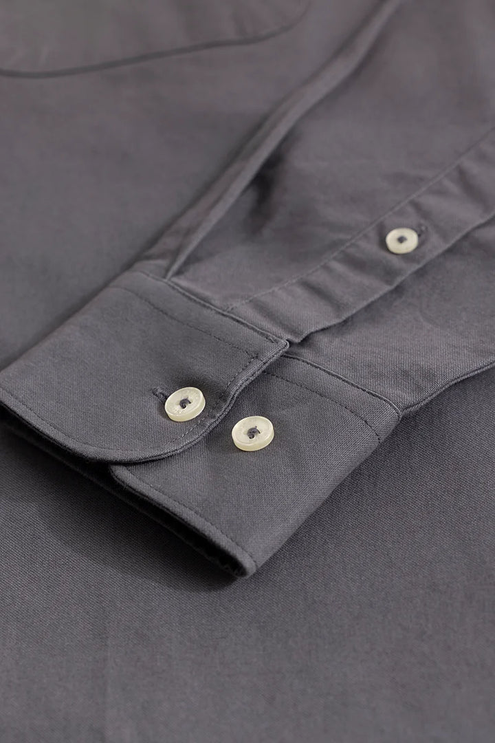 Shirtolo Plain Grey Shirt