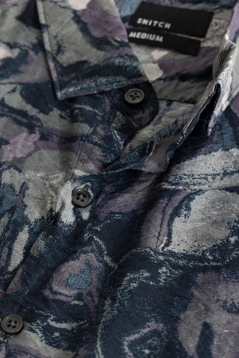 Camofrost Abstract Blue Shirt