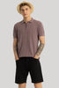 Ascent Mauve Knitted Polo T-Shirt