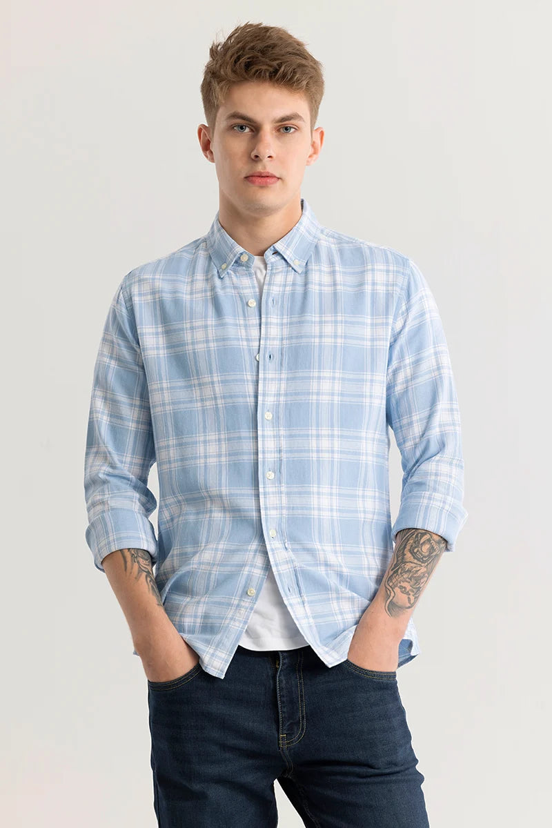 Plaidholic Blue Checks Shirt