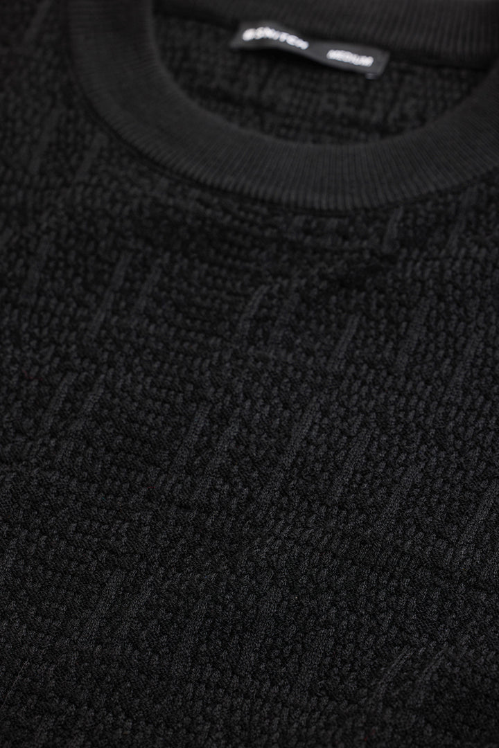 Black Knitted Sweater