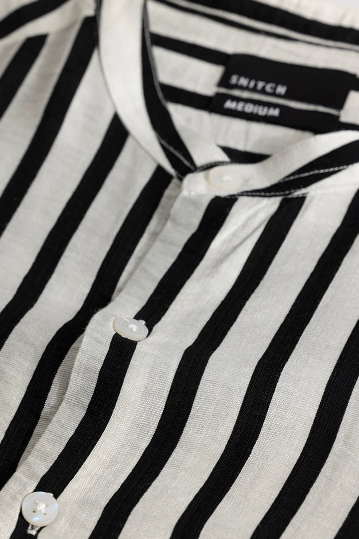 Nautistripe Black Stripe Shirt