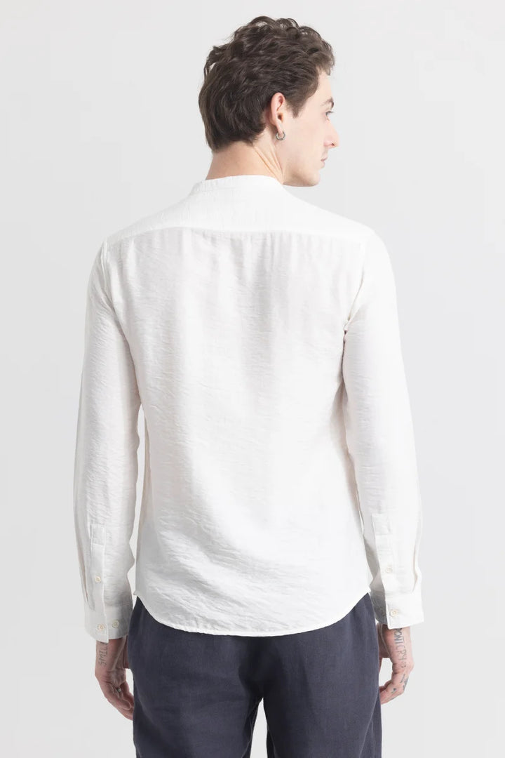 CharmShirt White Plain Shirt