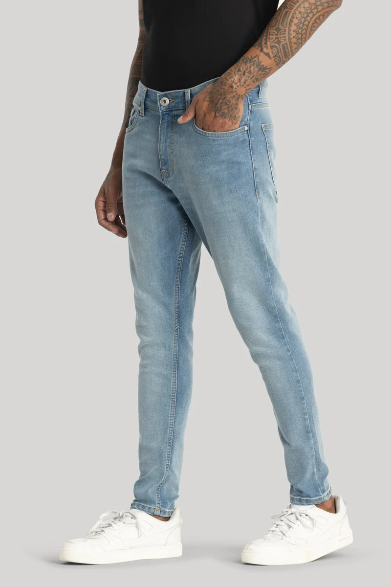 Vito Light Blue Skinny Fit Jeans