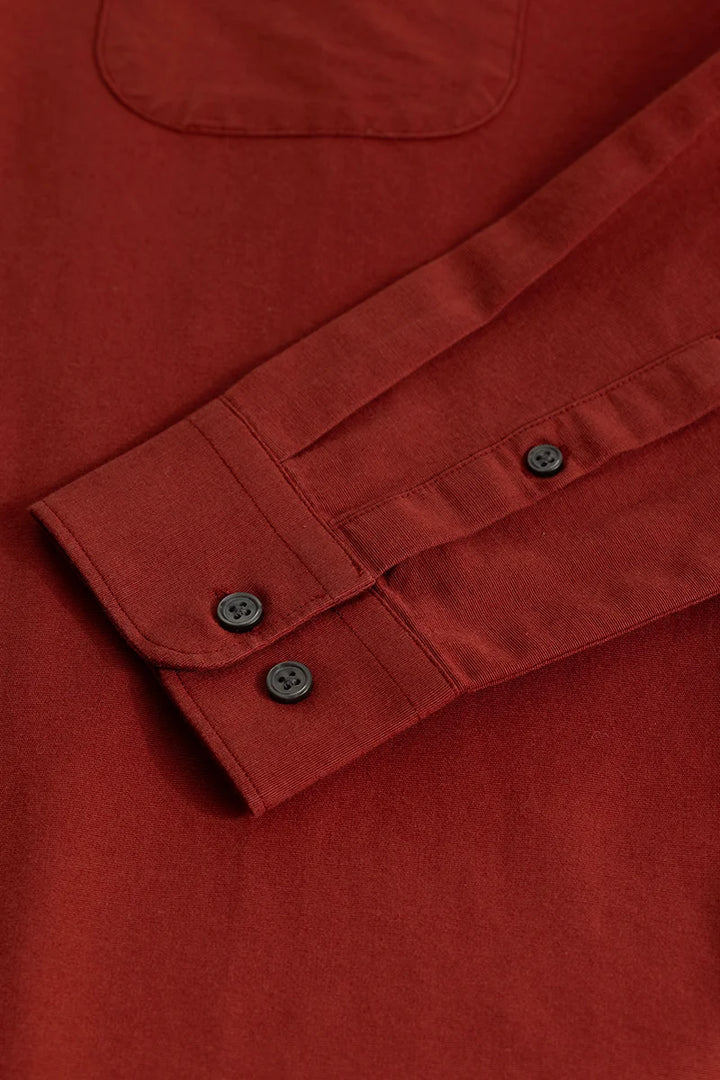 Viggo Plain Red Shirt