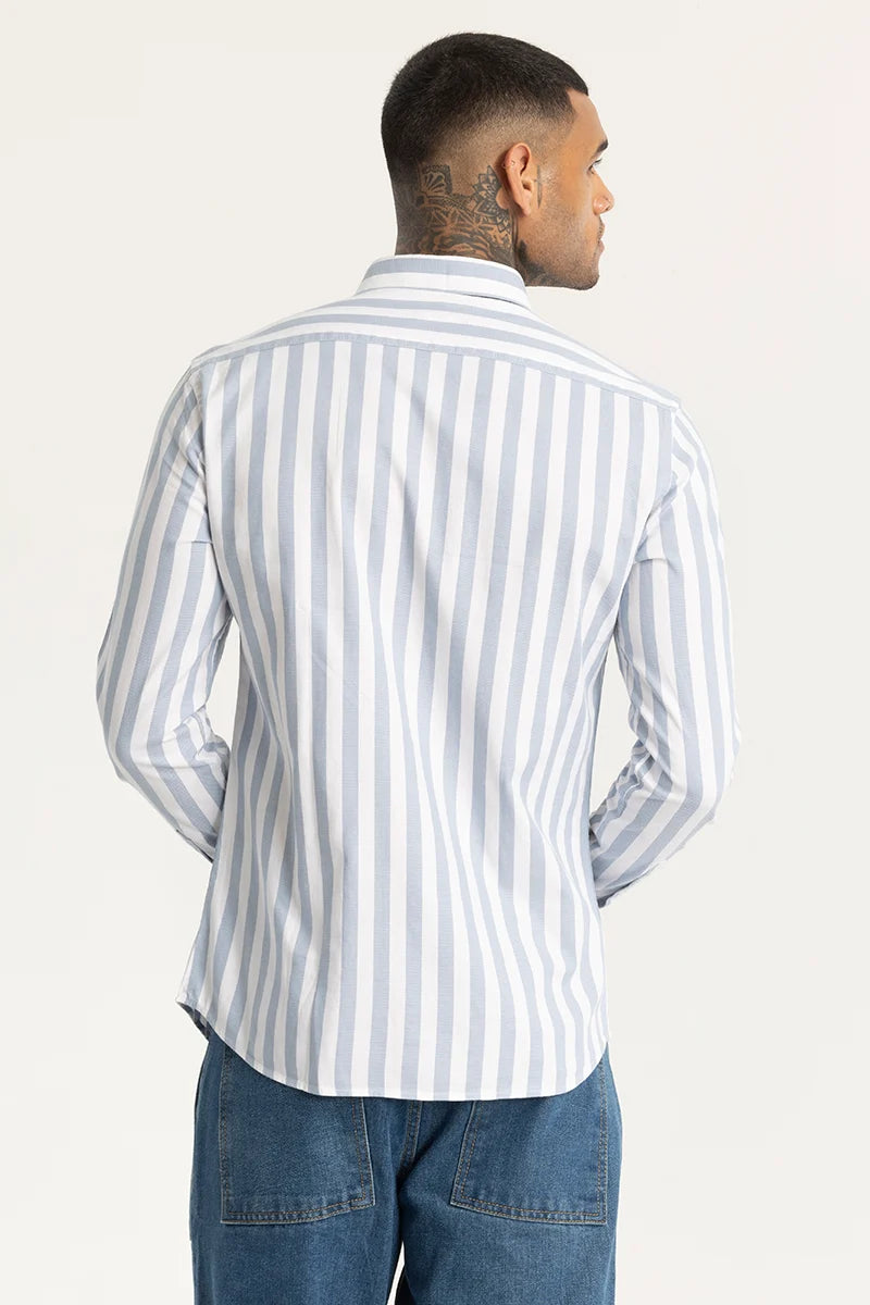 Light Blue Stripes Shirt