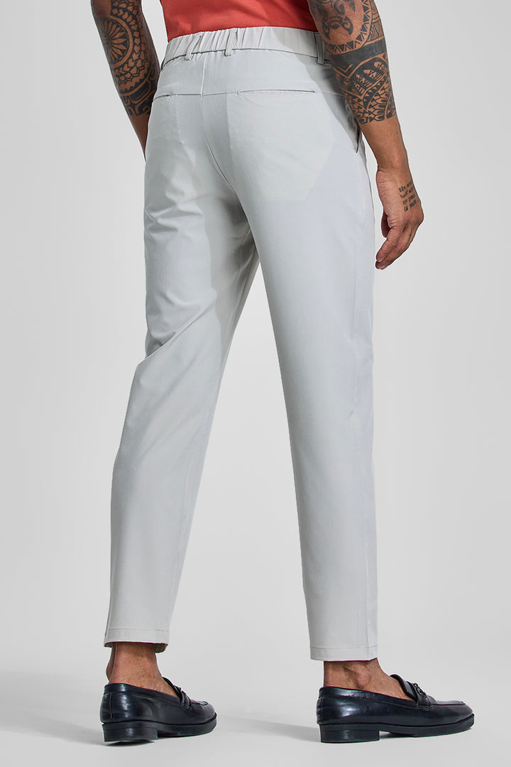 Off White Slim Fit Stretch Chinos