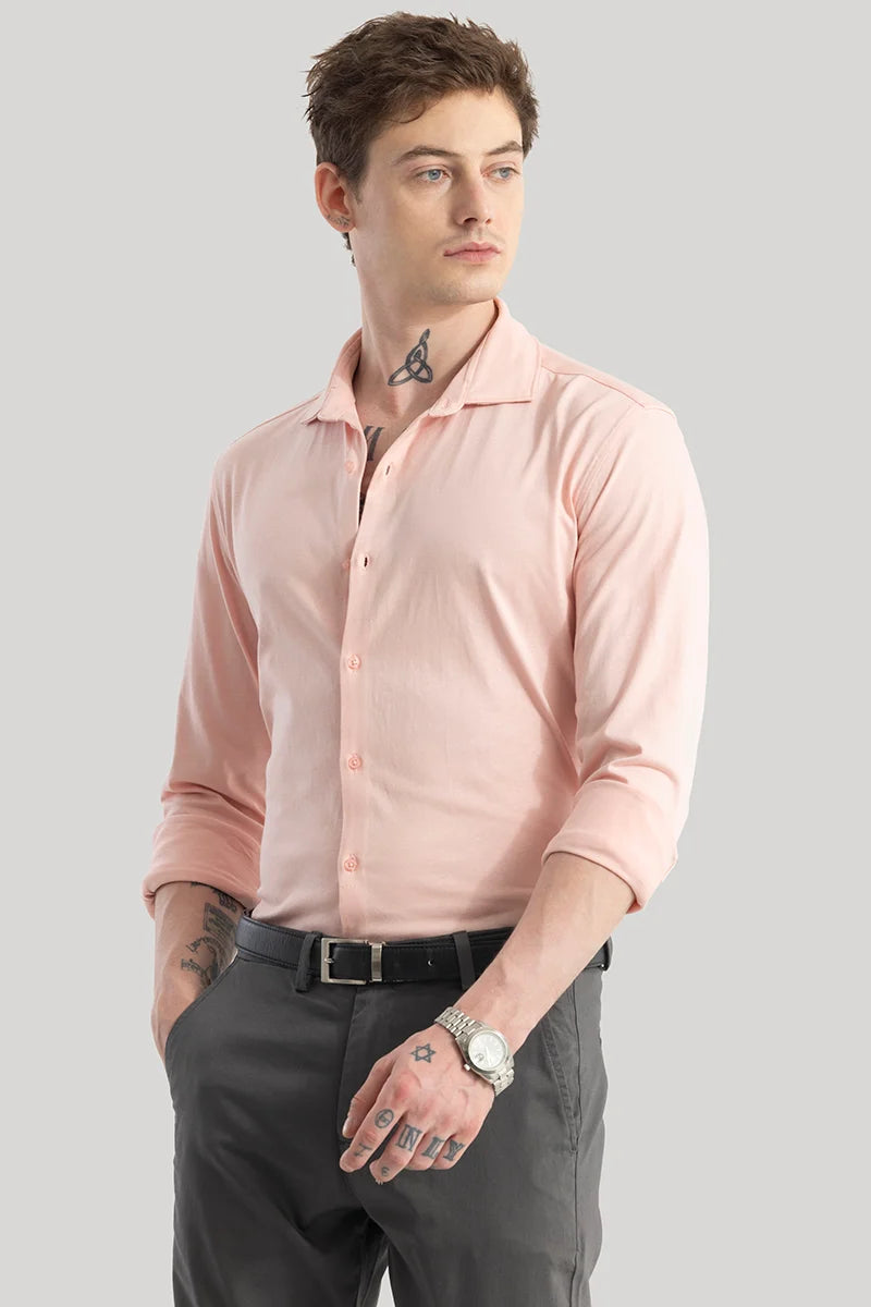 Ulrik Pink Plain Shirt