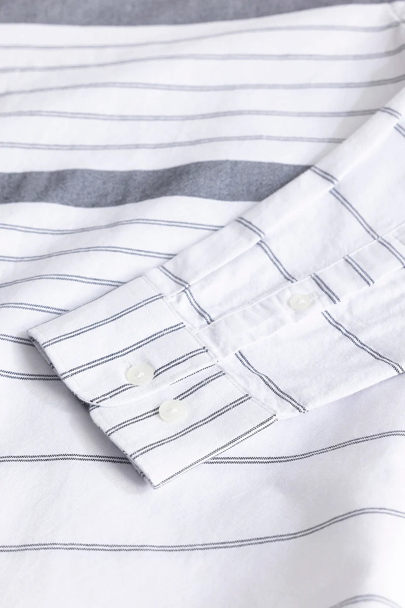 StripeZephyr White Striped Shirt