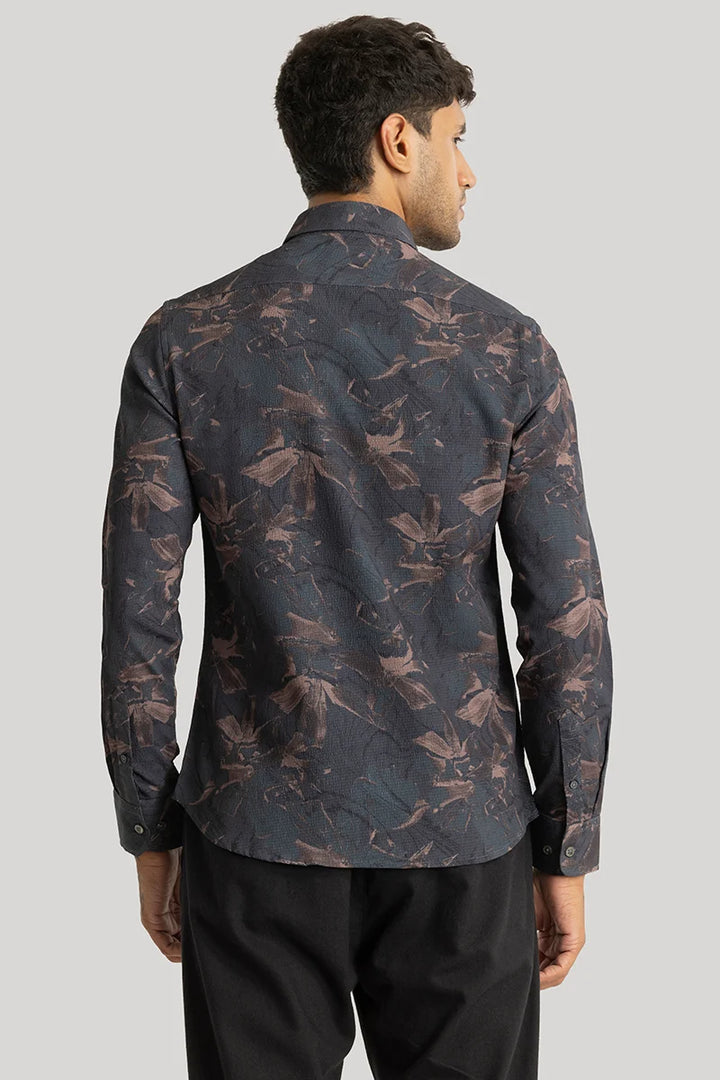 Origin Navy Abstract Shirt