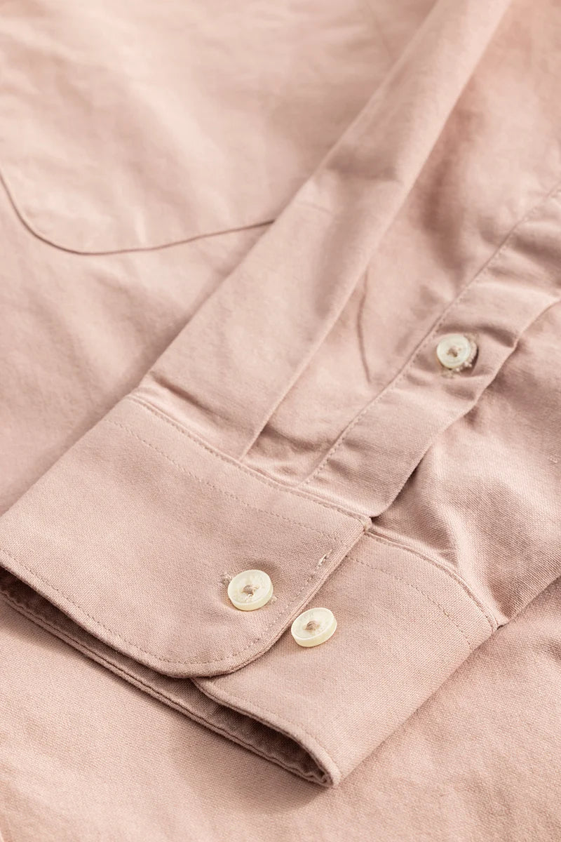 Lucia Peach Plain Shirts