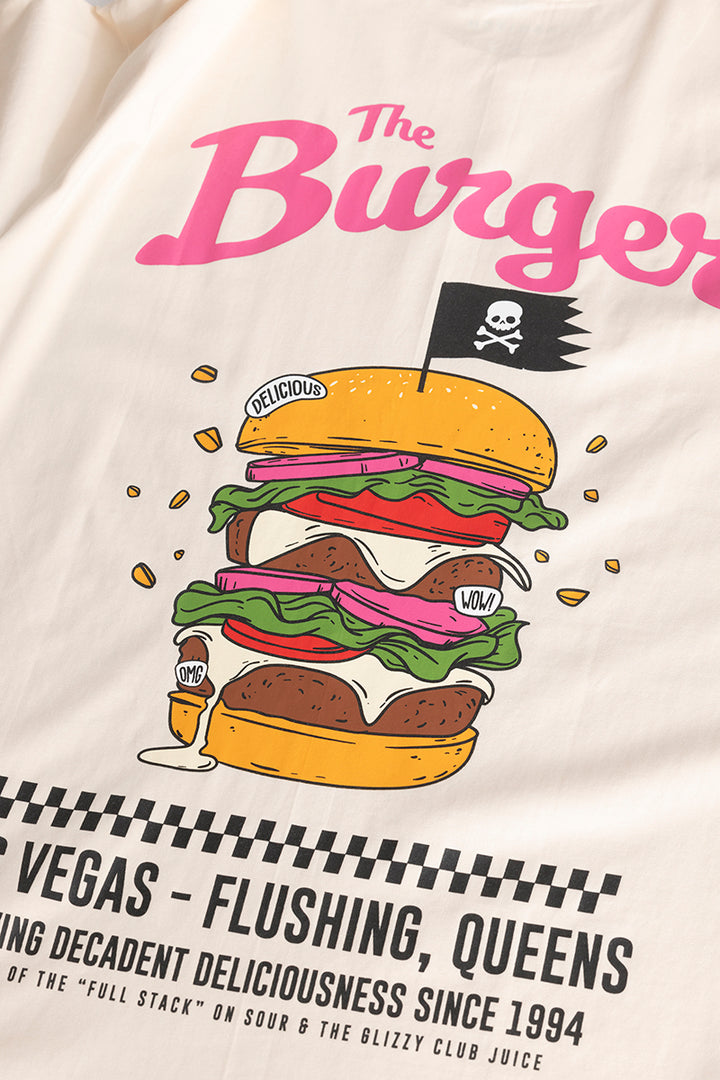 The Burger Cream Oversized T-Shirt