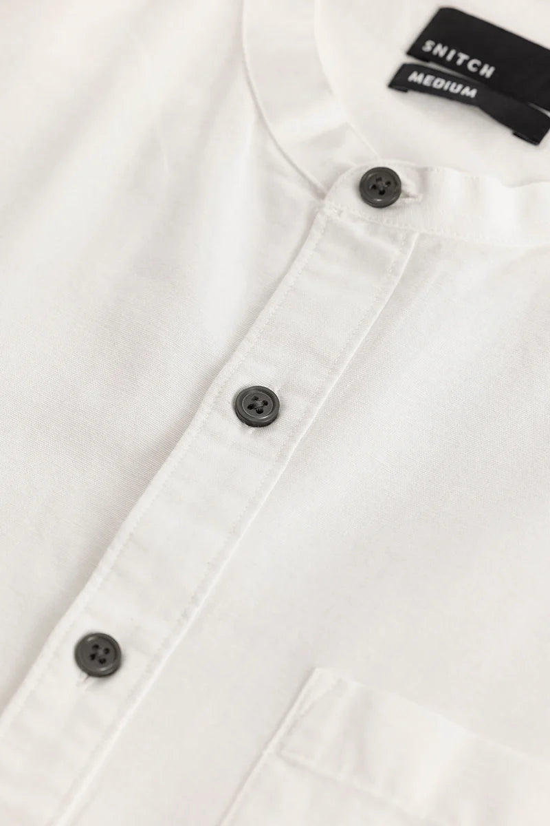 Viggo Plain White Shirt