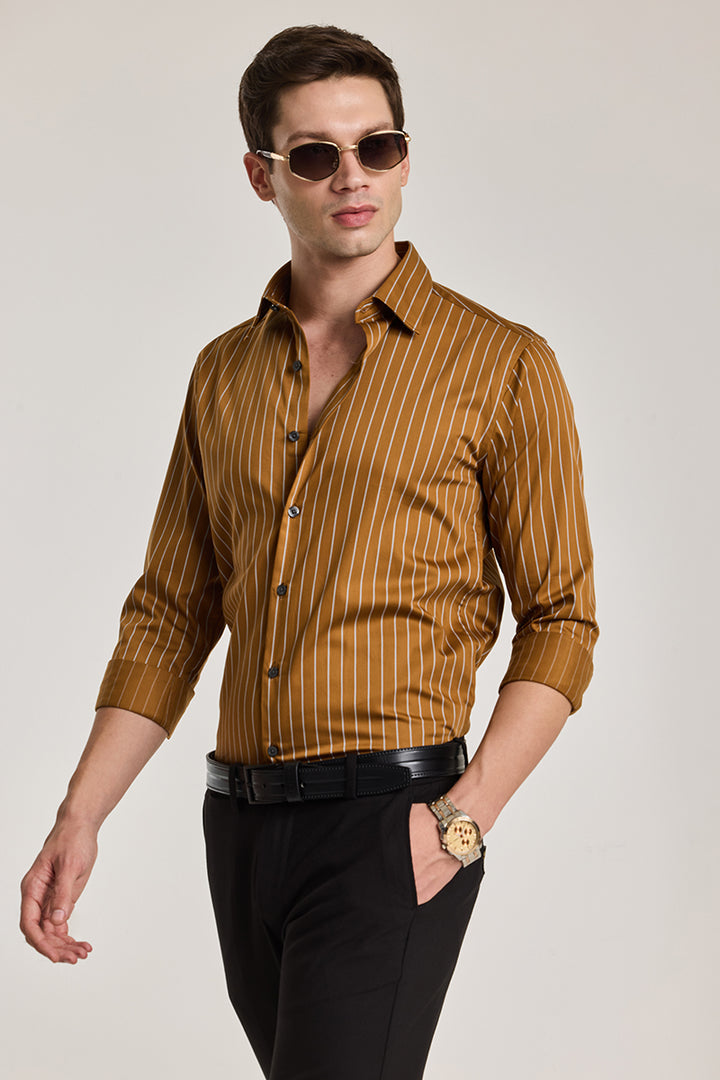 Mustard Stripes Shirt