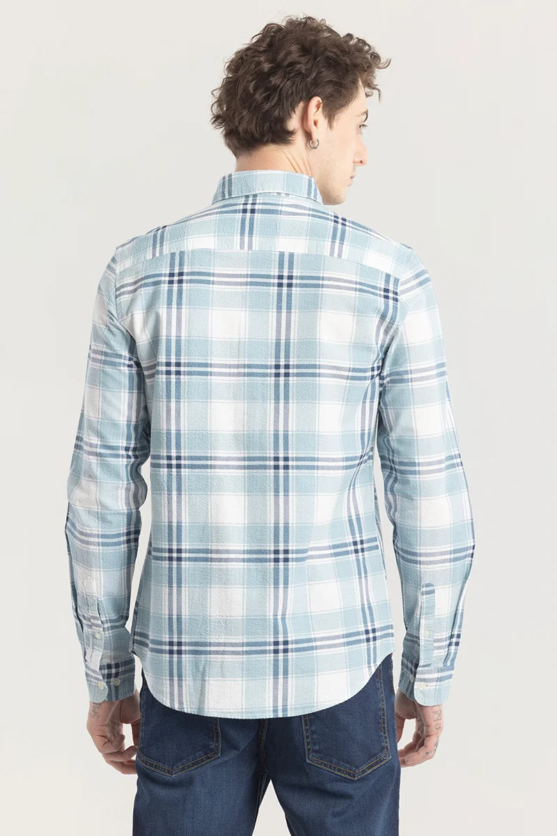 Patternoir Broad Blue Checks Shirt