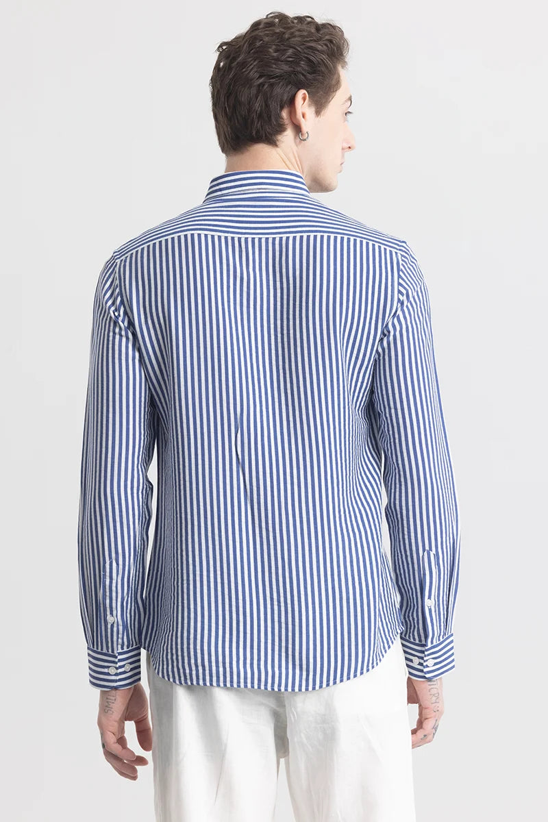 Stripehaven Blue Striped Shirt