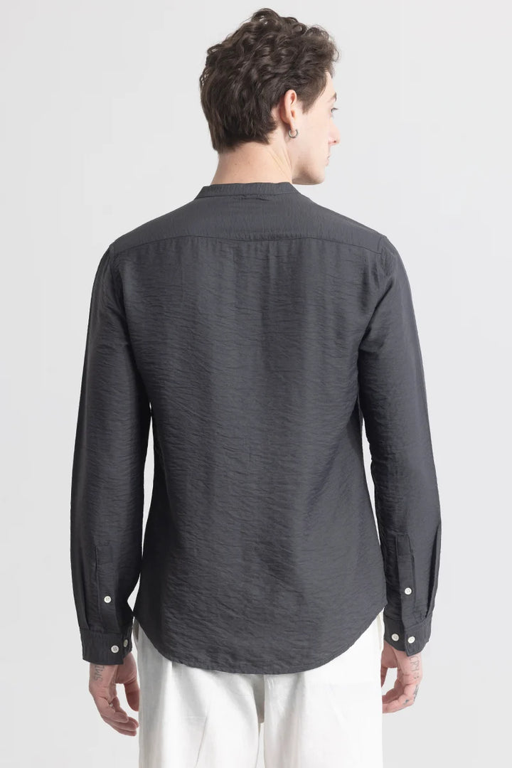 CharmShirt Plain Dark Grey Shirt