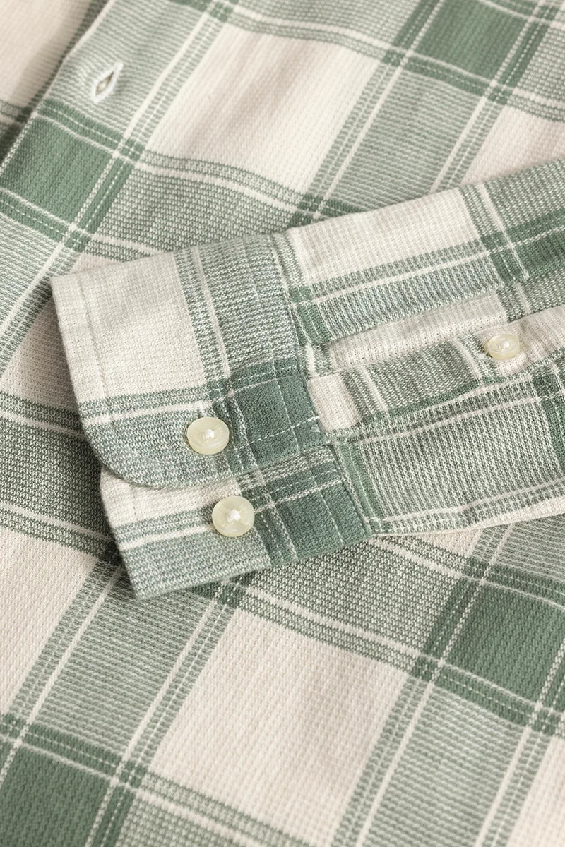 Plaiderie Olive Check Shirt