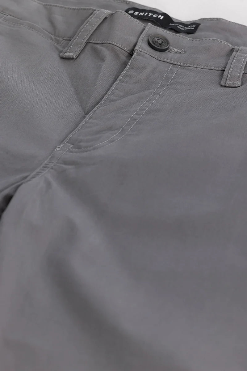 Charcoal Grey Slim Fit Chinos