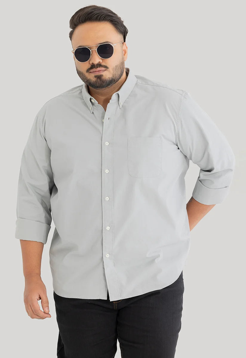 Lucia Light Grey Plain Shirts