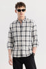 Siren Grey Checks Shirt