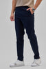 Navy Slim Fit Trousers