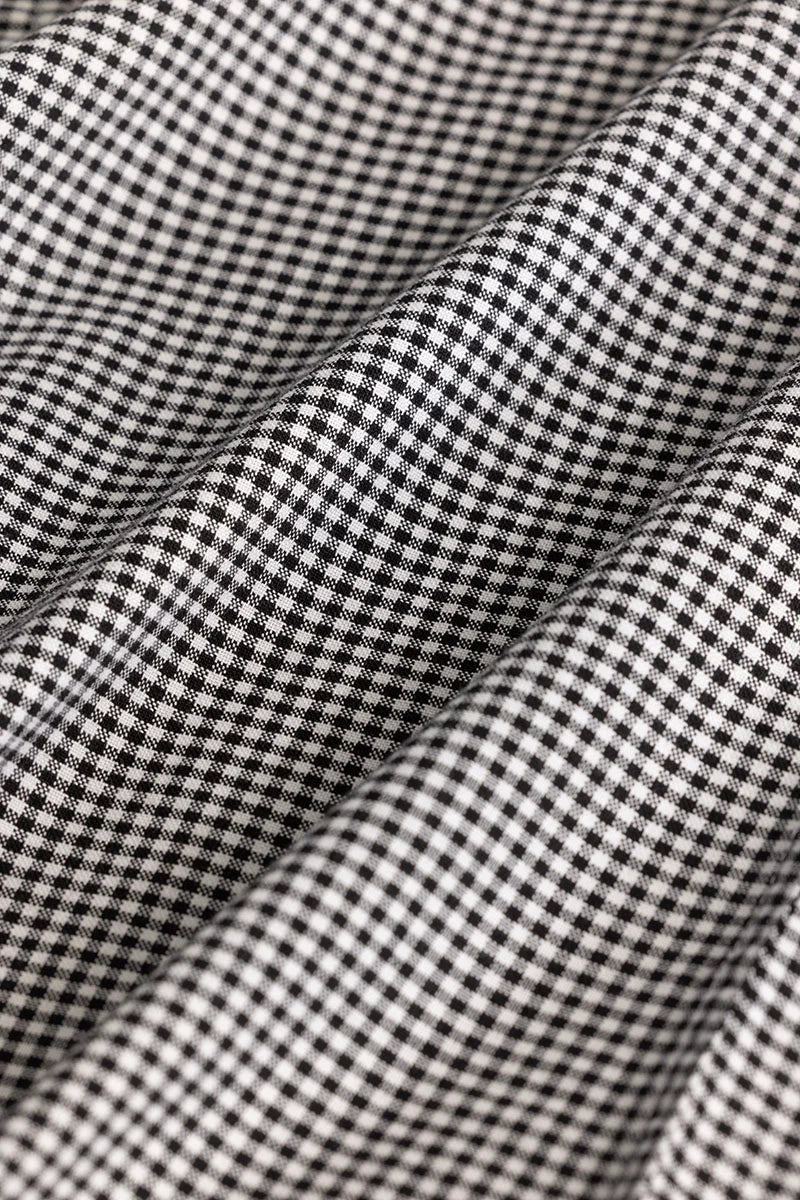 Black Oxford Checks shirt