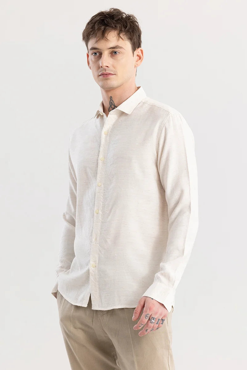 Shirtease Off-White Shirt