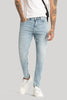 Light Blue Plain Skinny Fit Jeans