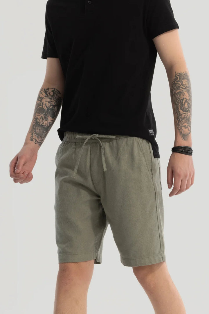 Sage Cotton Shorts