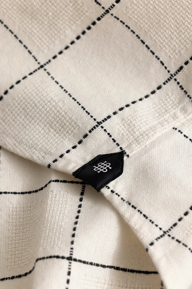 Trygve Checkered White Shirt