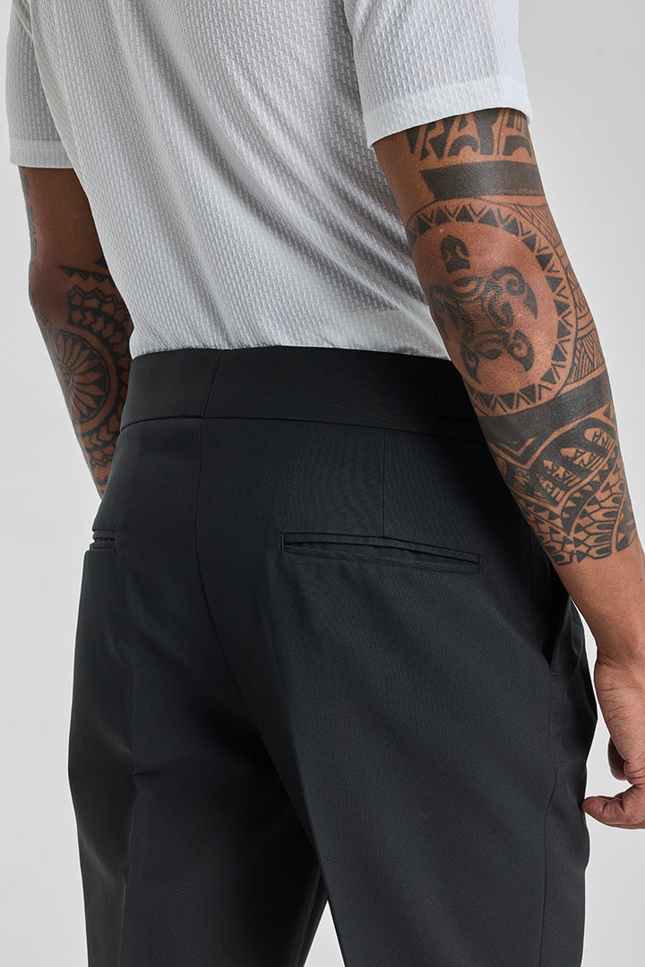 Charcoal Grey Slim Fit Gurkha Trousers