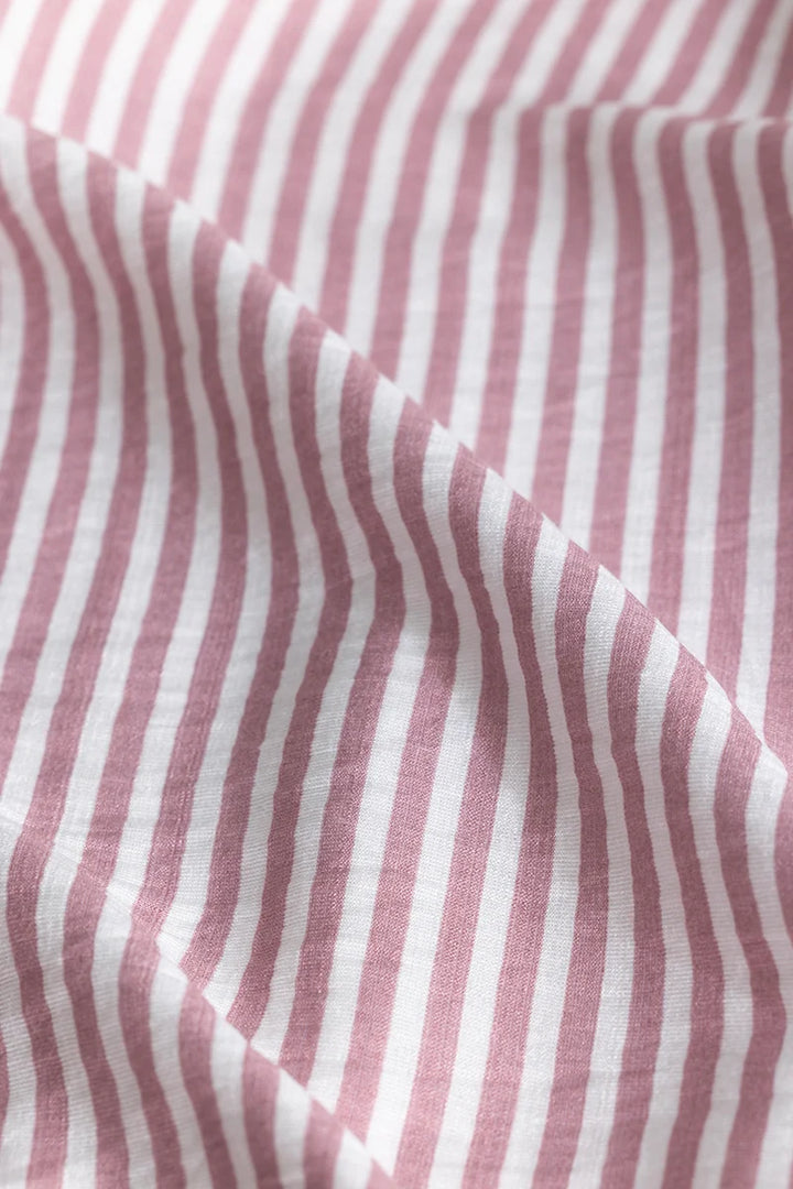 Stripehaven Mauve Stripe Shirt