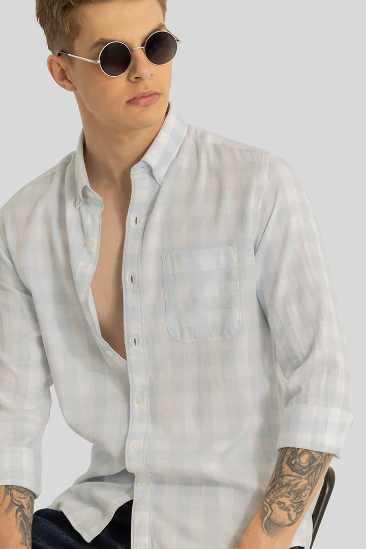 Nicolas Blue Checks Shirt