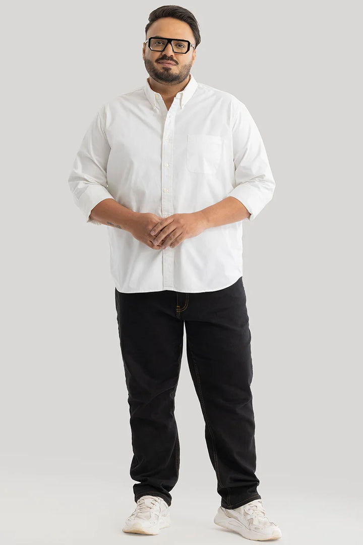 Lucia White Plain Shirts