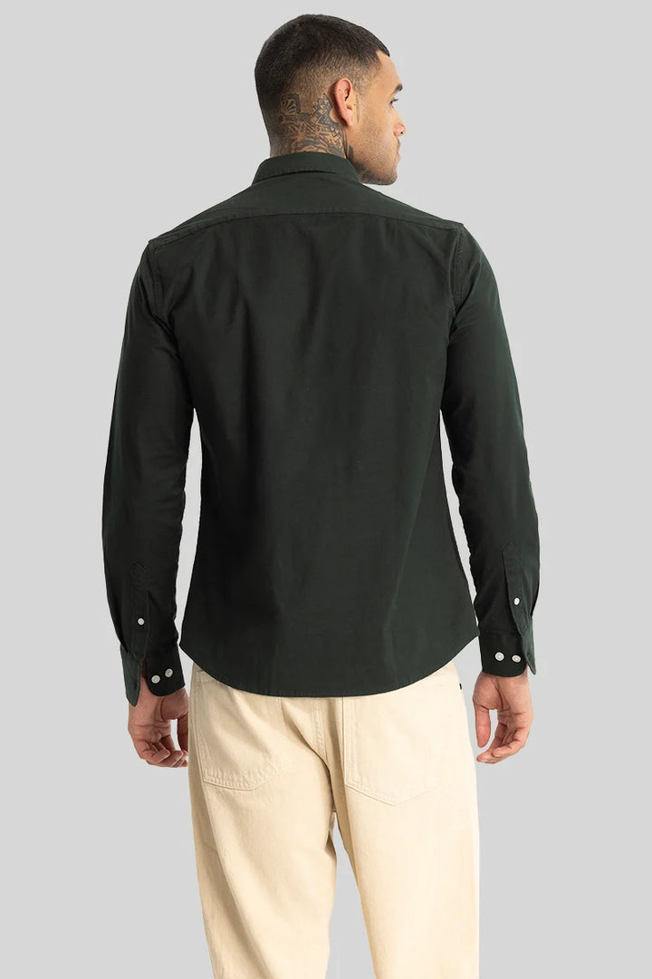 Dark Green Oxford Shirt