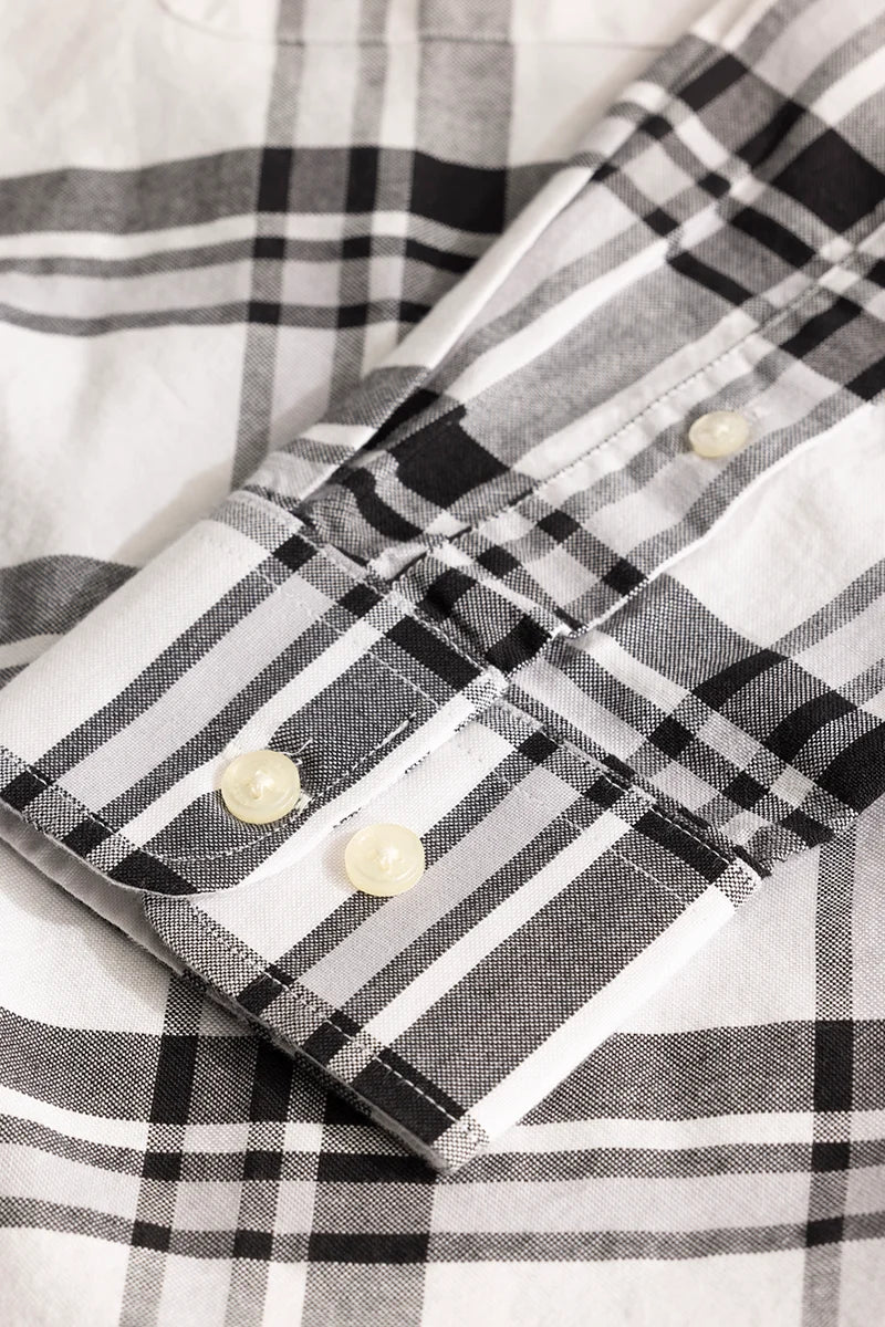 White Checks Oxford Shirt