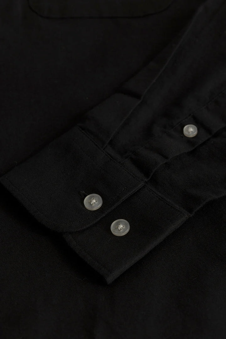 Quentin Black Plain Shirt