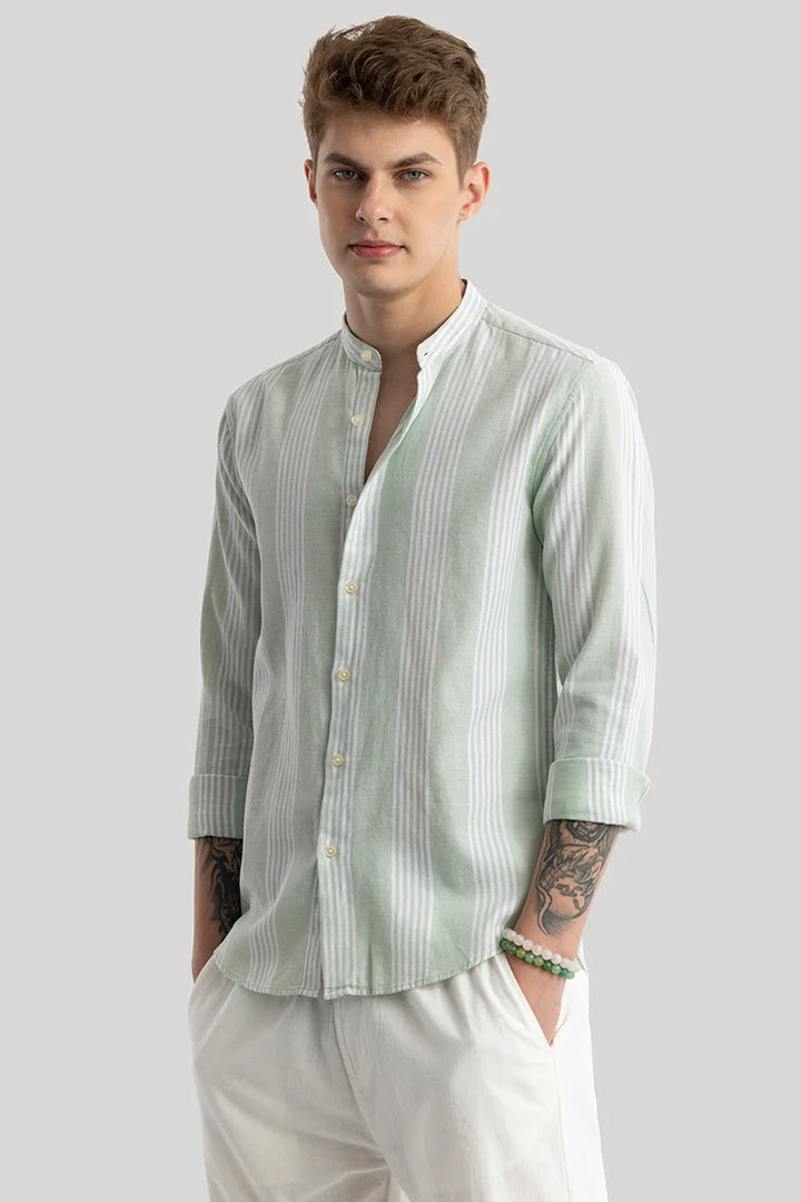 Dag Sage Stripes Shirts