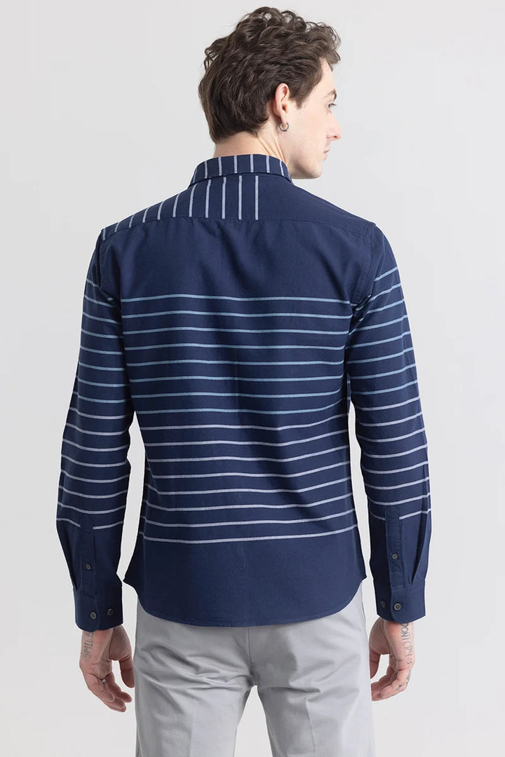 Stripivolve Navy Stripe Shirt