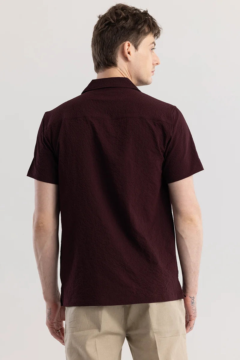 Mystique Brown Plain Shirt