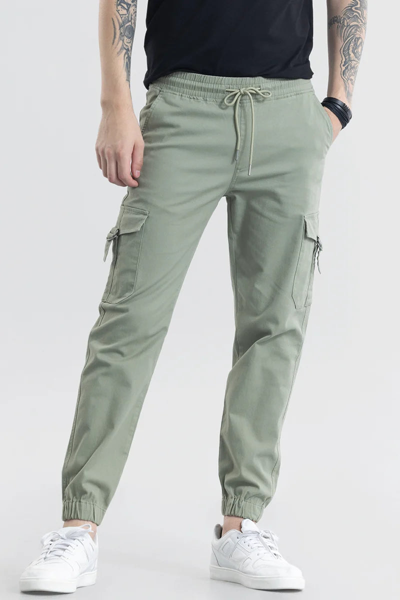 Noemi Sage Green Cargo Pant