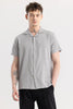 Mystique Grey Plain Shirt