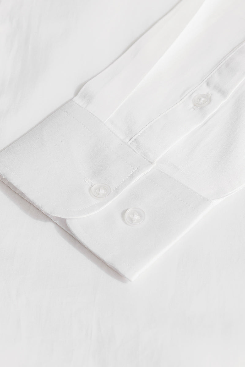 White Embroidered Shirt