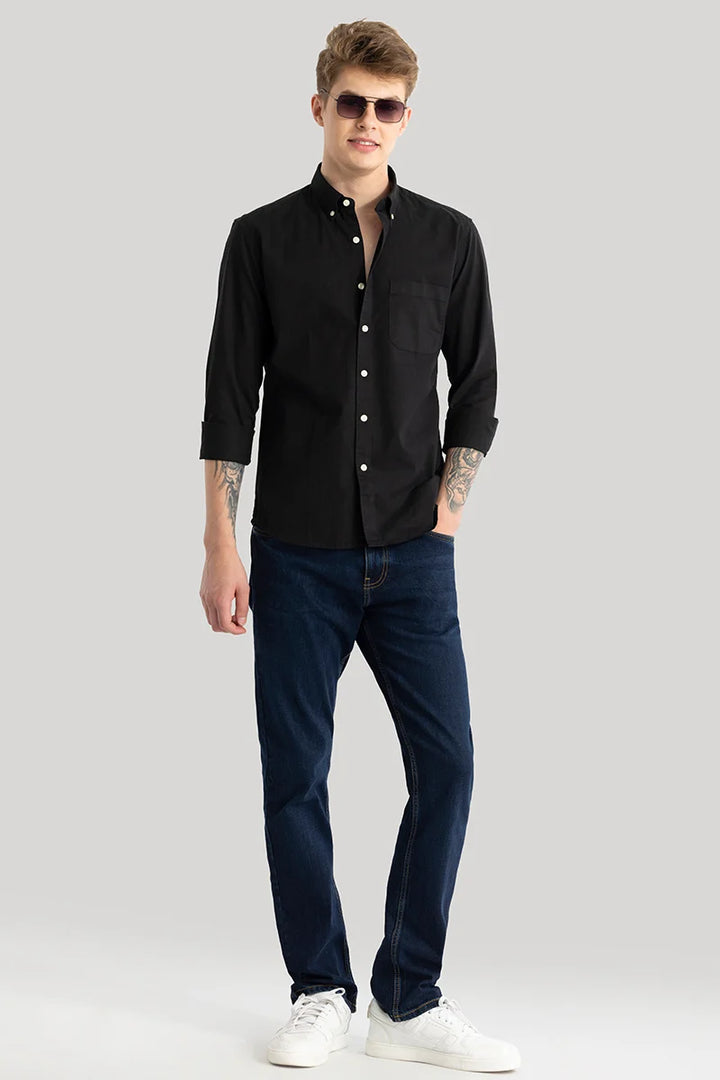 Black Oxford Shirt